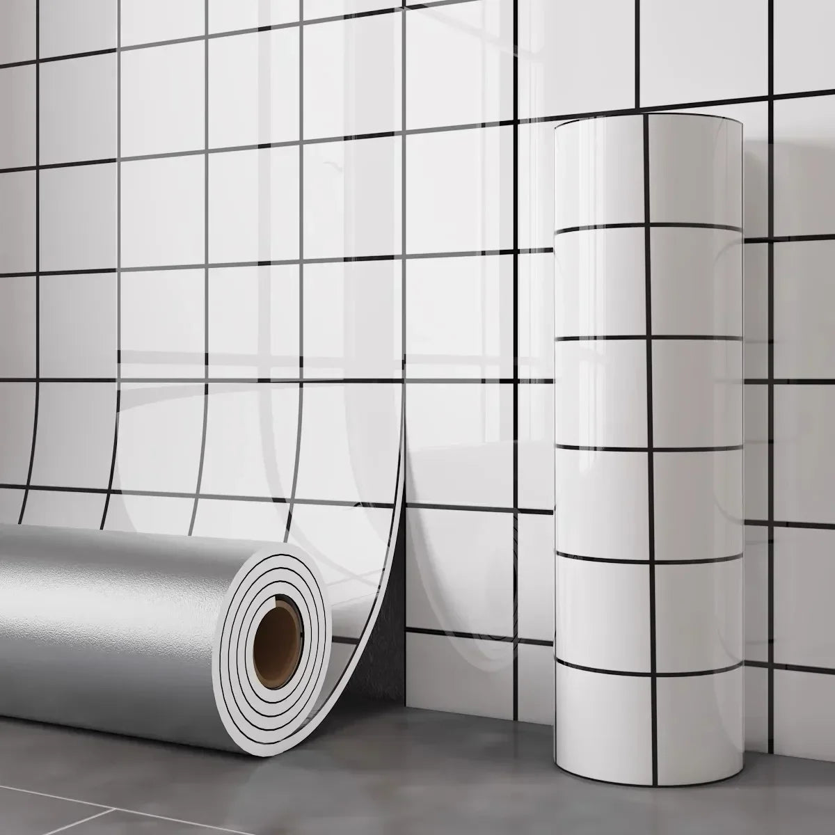 Marble Peel And Stick Wallpaper Self Adhesive Waterproof Tile Look Wall Decor