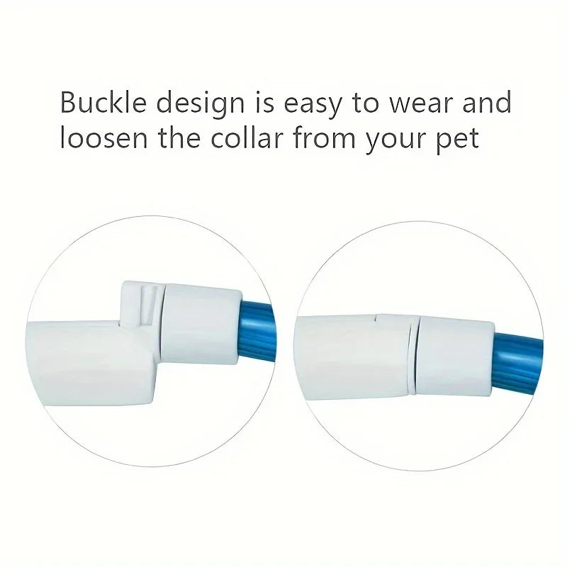 LED Light Dog Collar USB Rechargeable Reflective Luminous Anti Lost Pet Necklace