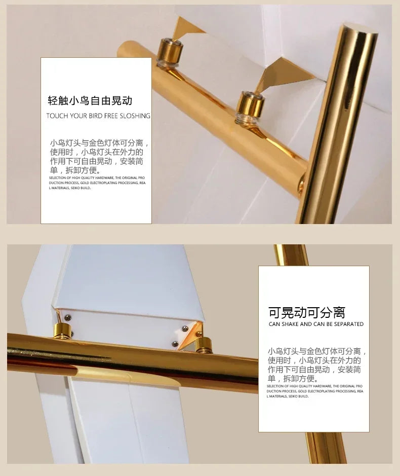 Creative LED Bird Floor Lamp Nordic Designer Standing Lamp For Bedroom Study