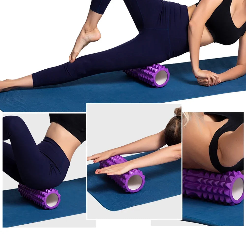 Foam Massage Roller Hollow Yoga Column 26x8cm For Muscle Recovery Physiotherapy