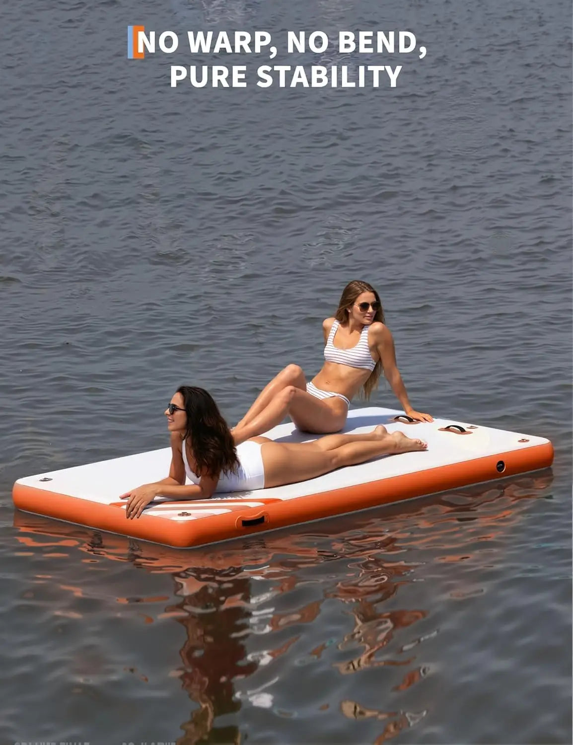 Inflatable Floating Dock Swim Platform for Lakes and Beaches Adults