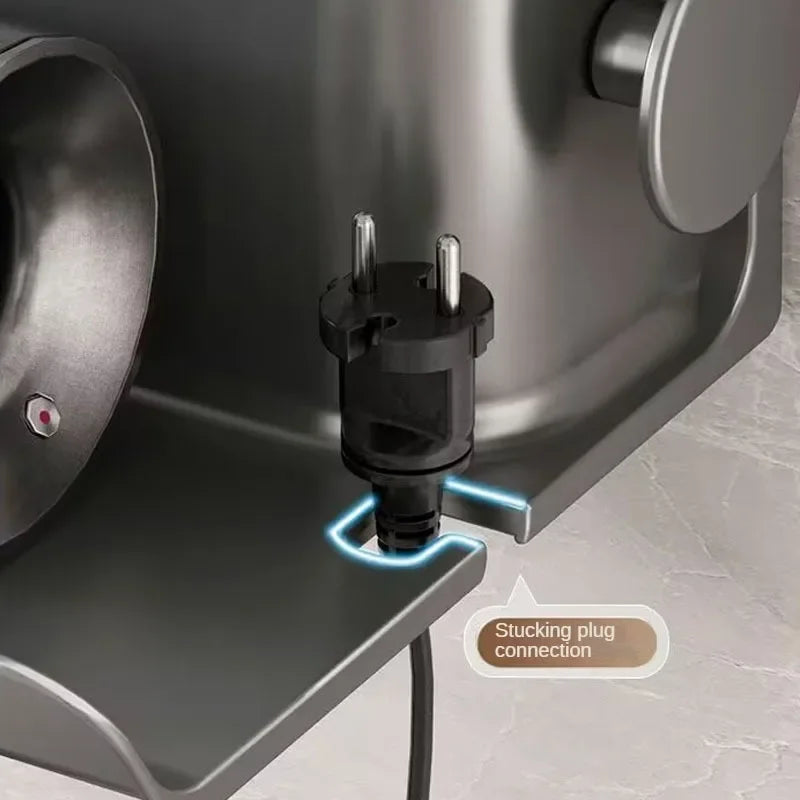 Wall Mounted Hair Dryer Holder And Hair Straightener Stand Bathroom Organizer