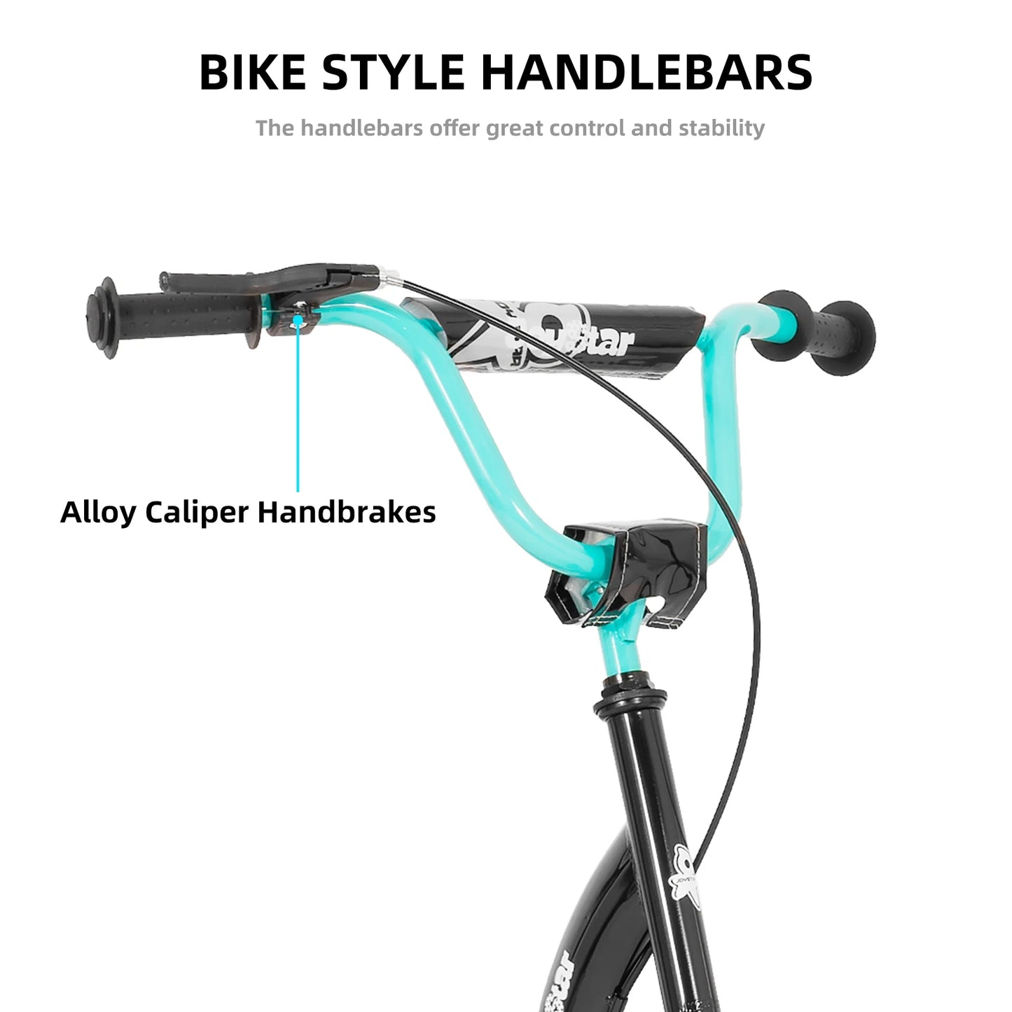 Joystar Kids Kick Scooter Lightweight With Adjustable Handlebar And Rear Brakes