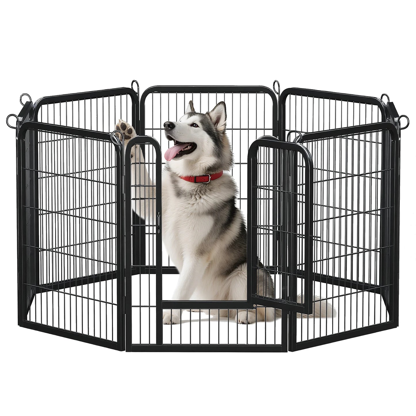 Heavy Duty Metal Puppy Playpen 24 32 40 Inch 8 Or 16 Panels Indoor Outdoor