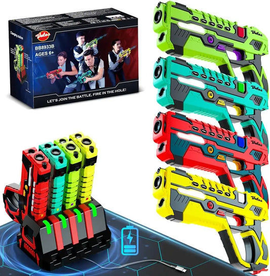 VATOS Infrared Laser Tag Guns Set For Kids Indoor Outdoor Battle Game