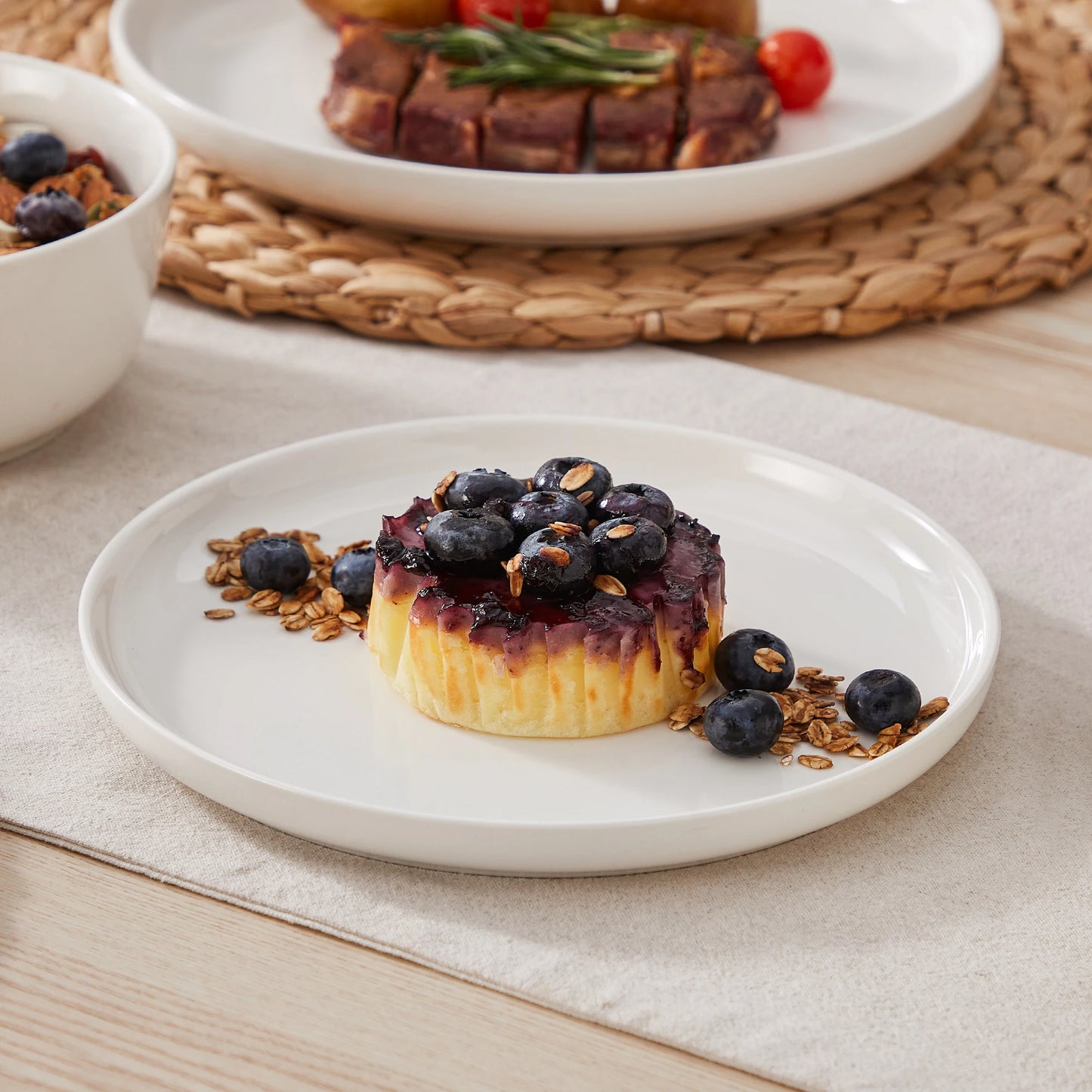 Malacasa 12 16 18 24 Piece Porcelain Dinnerware Set With Plates And Bowls