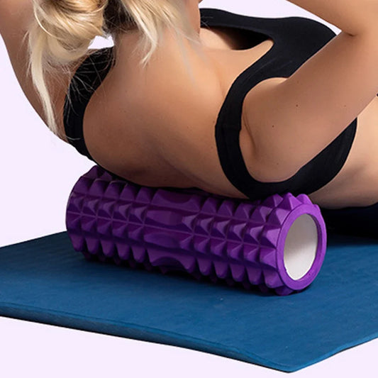 Foam Massage Roller Hollow Yoga Column 26x8cm For Muscle Recovery Physiotherapy