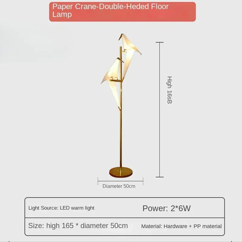 Creative LED Bird Floor Lamp Nordic Designer Standing Lamp For Bedroom Study
