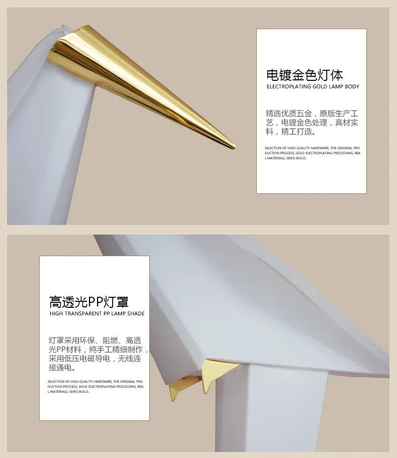 Creative LED Bird Floor Lamp Nordic Designer Standing Lamp For Bedroom Study