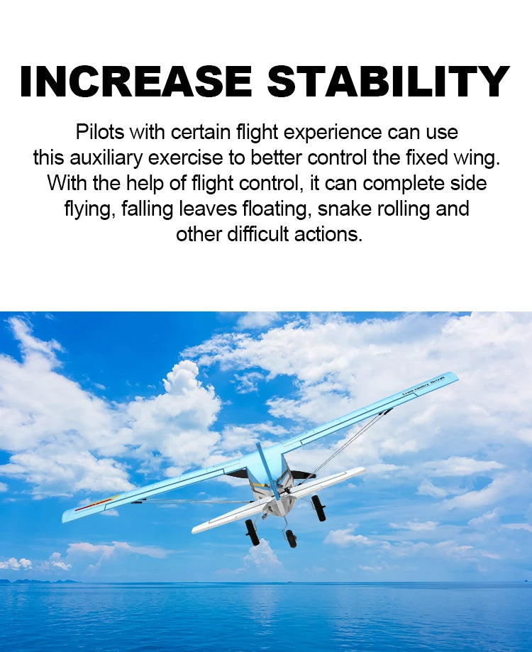Qidi560 Off Road RC Plane M7 4CH Brushless Fixed Wing Aircraft EPP Foam Toys