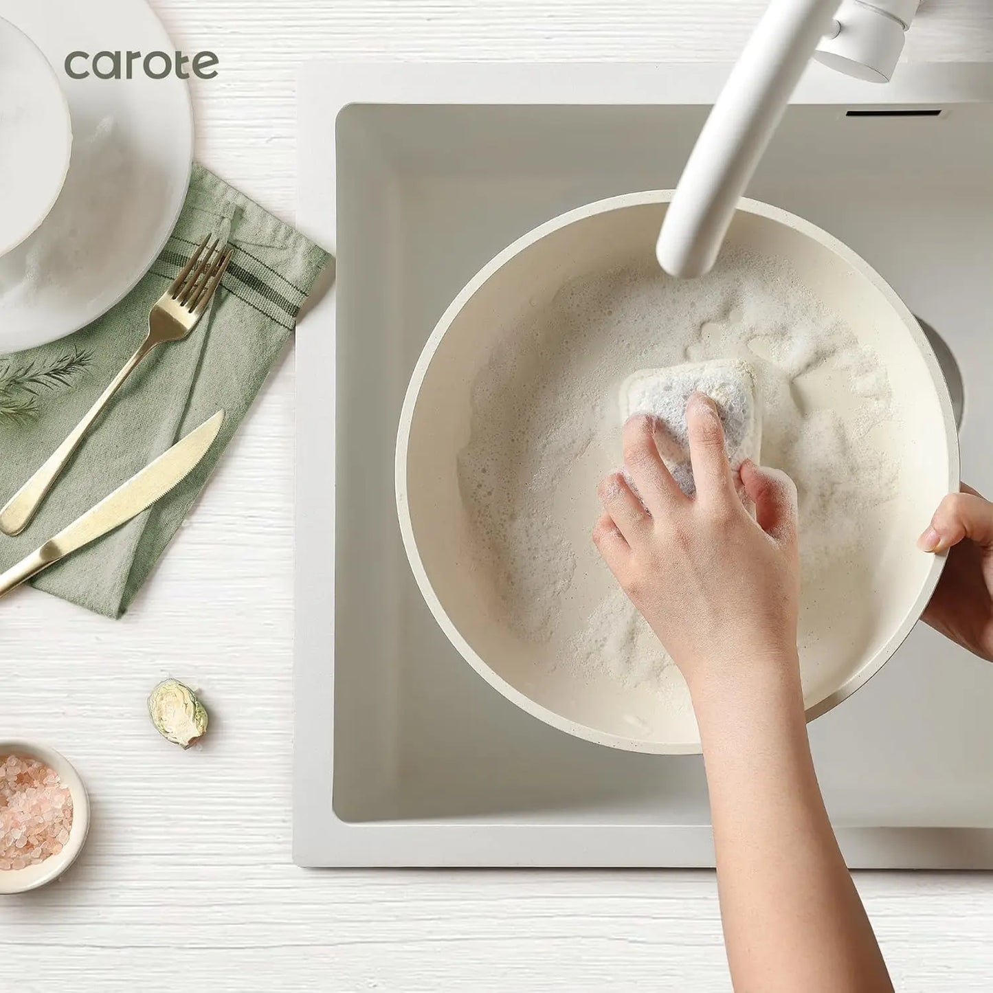 12 Piece Nonstick Pots And Pans Set With Removable Handle Induction Oven Safe