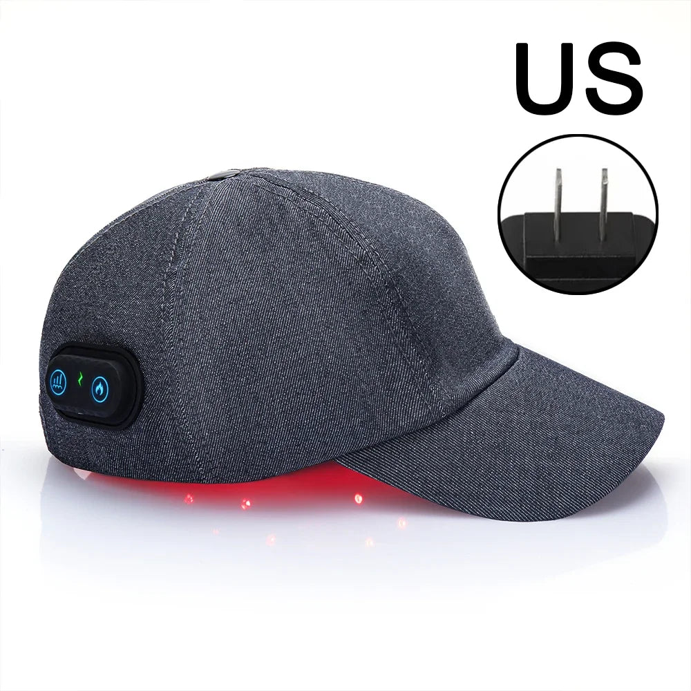 Infrared Hair Growth Cap 660nm And 850nm Red Light Therapy For Hair Loss