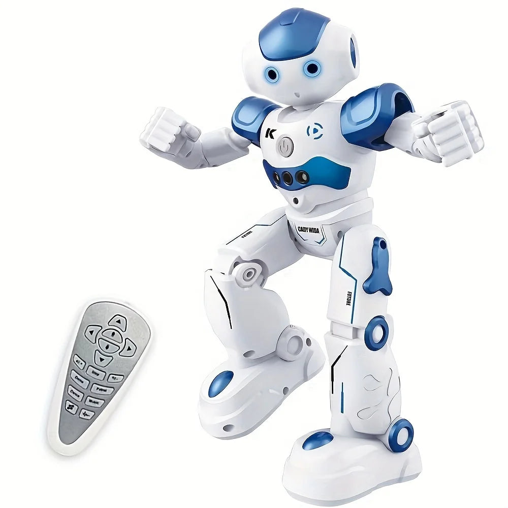 Remote Controlled R2 Robot With Gesture Sensing Remote And Obstacle Avoidance