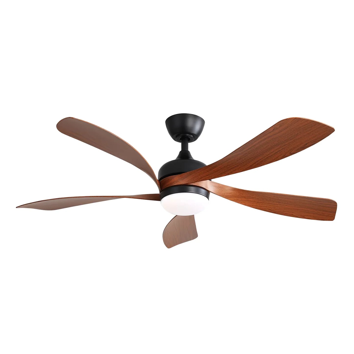 Sofucor 52 Inch 5 Blade Ceiling Fan With LED DC Motor 6 Speed Remote Control