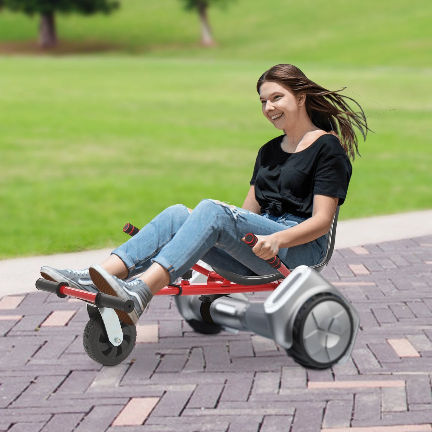 Hoverboard Seat Attachment Balancing Scooter Seat Attachment, Adjustable Hoverboard Seat Attachment