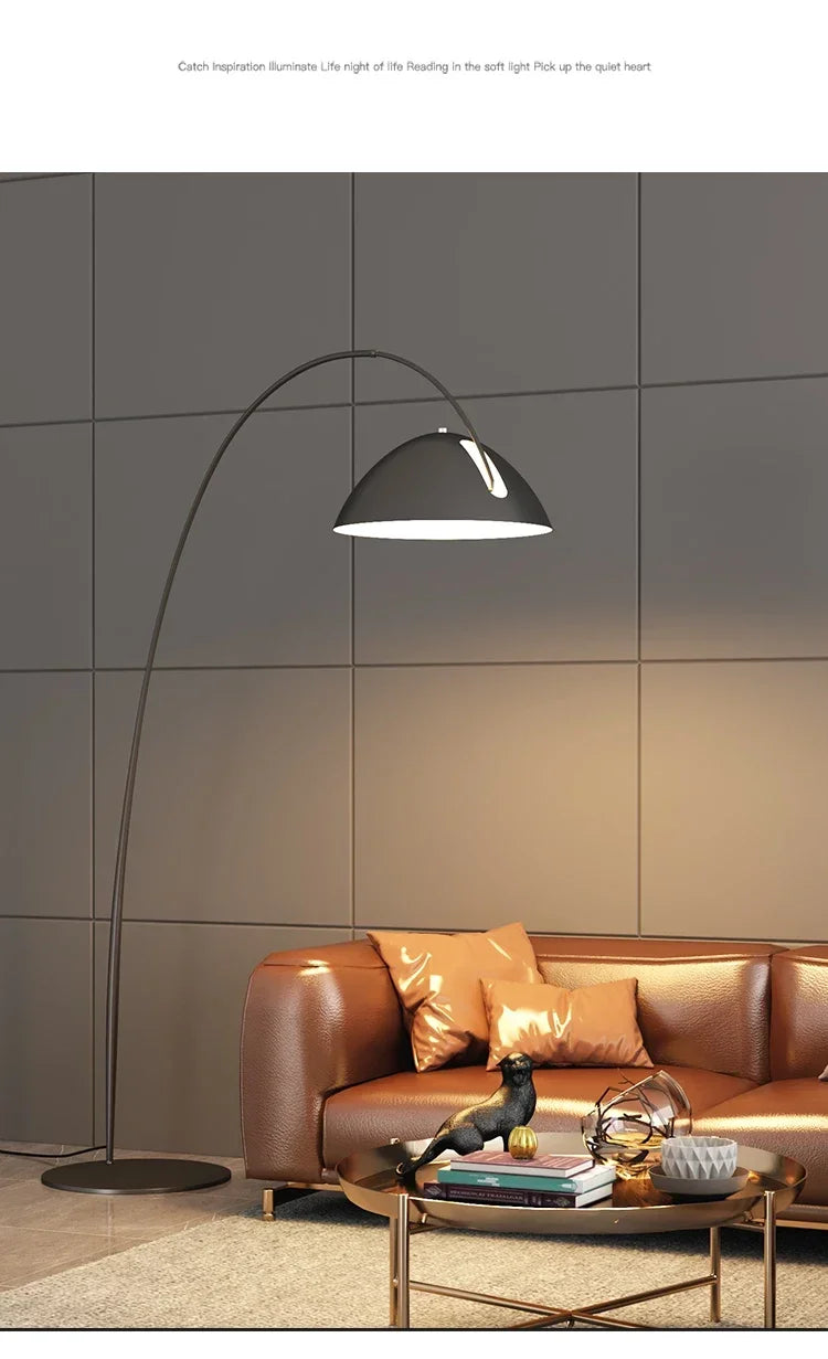 Fishing Lamp Floor Lamp Living Room Sofa  Modern Minimalist Nordic Creative Bedroom Bedside Design Sense Vertical Table Lamp