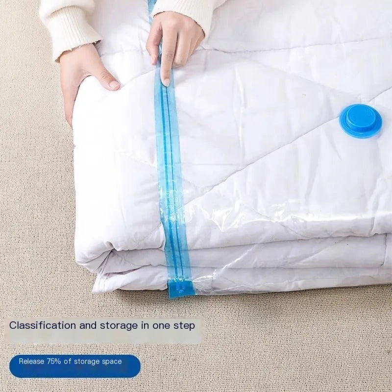 8 Piece Extra Large Vacuum Storage Bags Set 40x60cm Manual Pump Space Saving