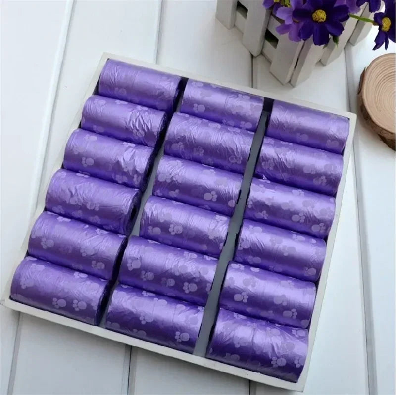 Biodegradable Dog Poop Bags For Large Dogs 15 Bags Per Roll Dispenser