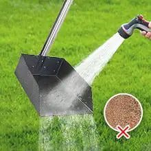 Dog Poop Scoop With Long Handle Stainless Steel Tray And Rake For Medium Dogs