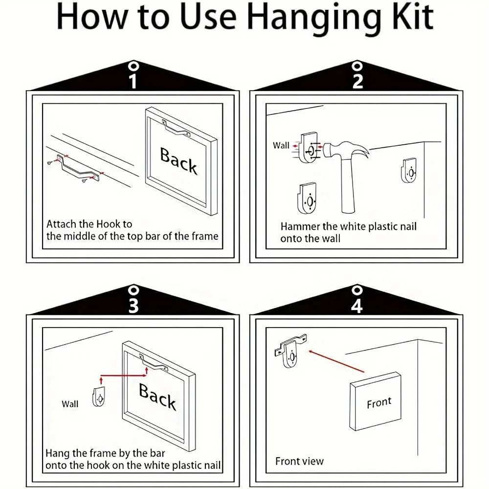 1.5 Inch Chunky Pine Frame Mountain And Pine Forest Wall Art Canvas