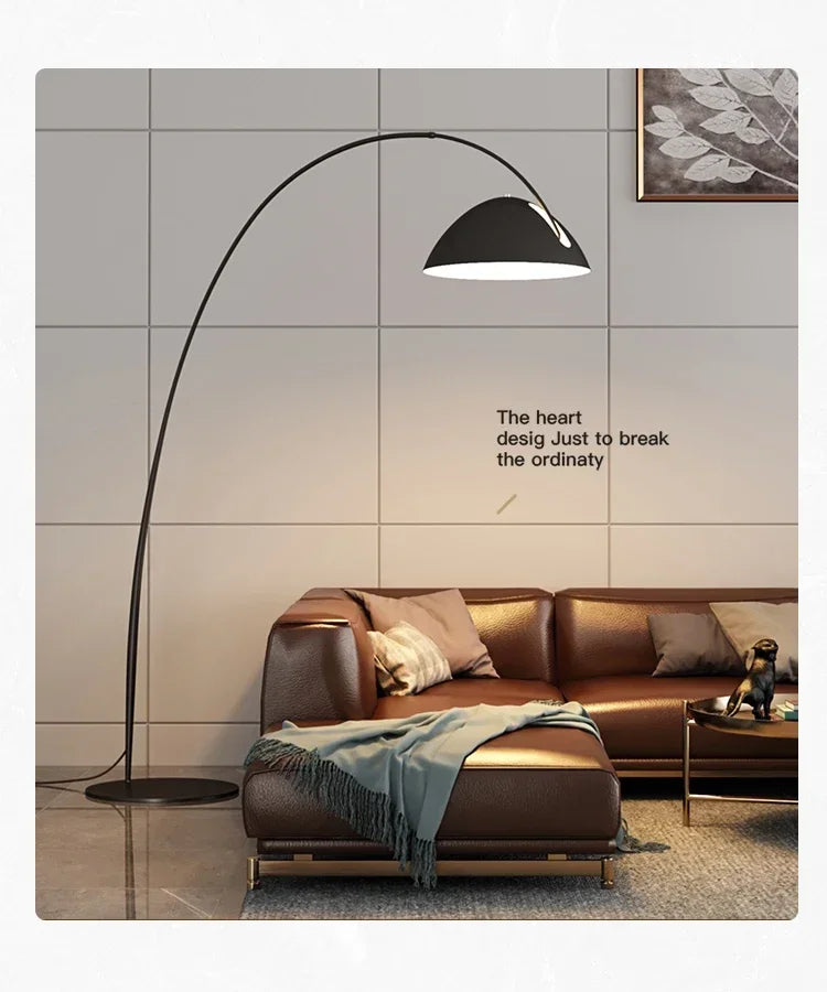 Fishing Lamp Floor Lamp Living Room Sofa  Modern Minimalist Nordic Creative Bedroom Bedside Design Sense Vertical Table Lamp