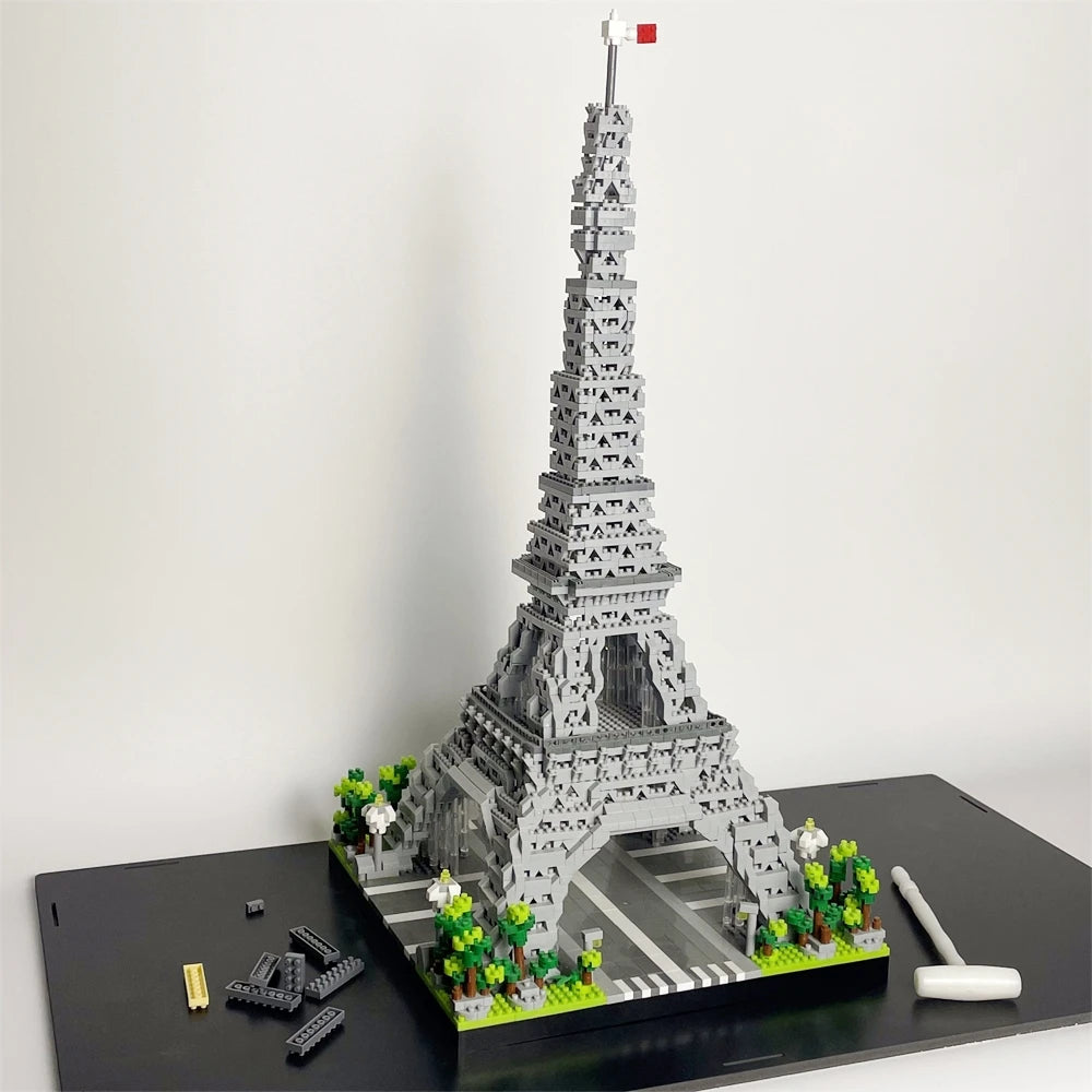 Eiffel Tower Micro Mini Building Blocks Toy For Office Decor Gift