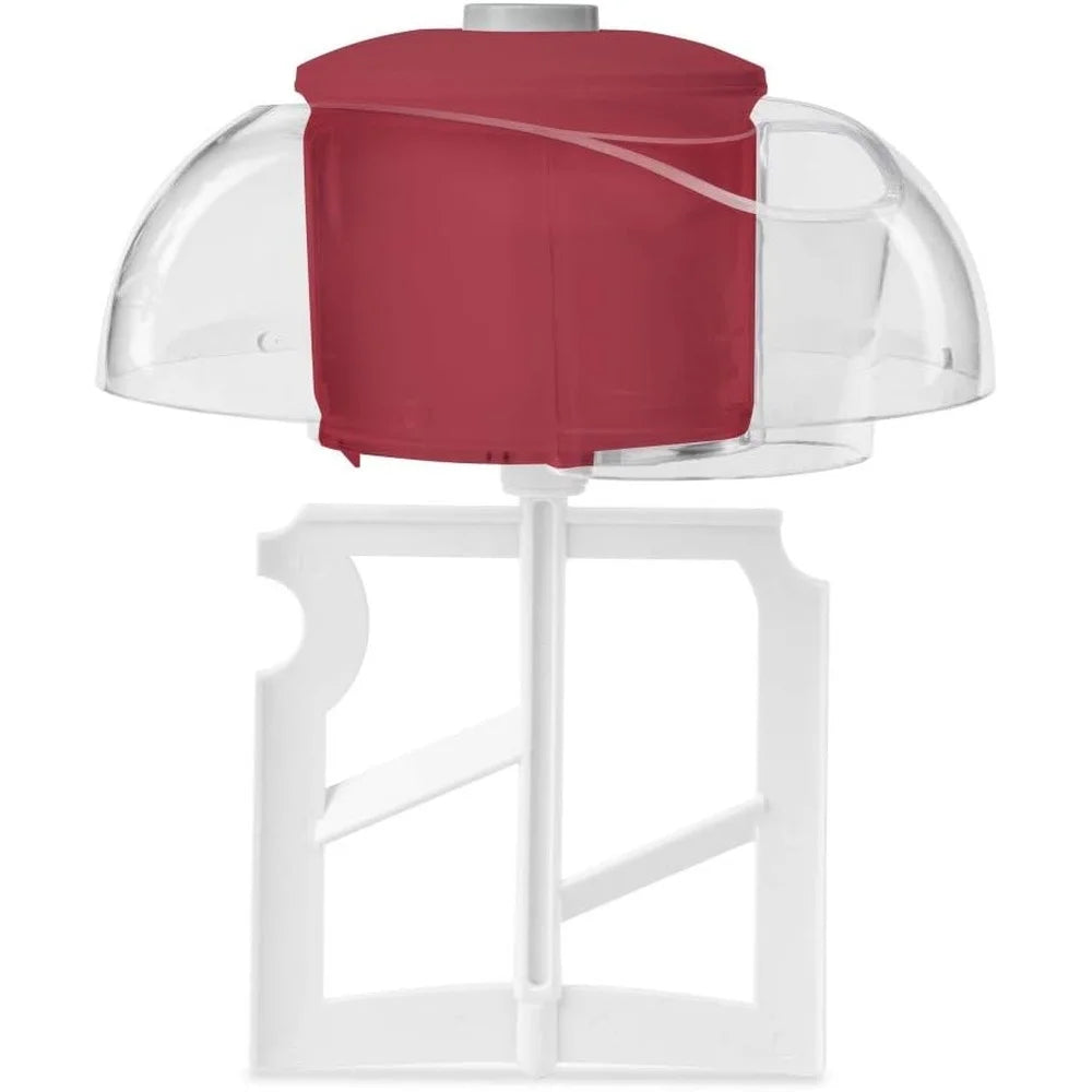 Automatic Ice Cream Maker 1.5 Quart Fully Automatic Frozen Yogurt Machine Red