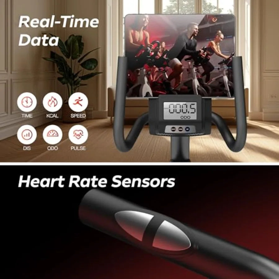 Recumbent Exercise Bike for Home Gym with 16 Level Magnetic Resistance