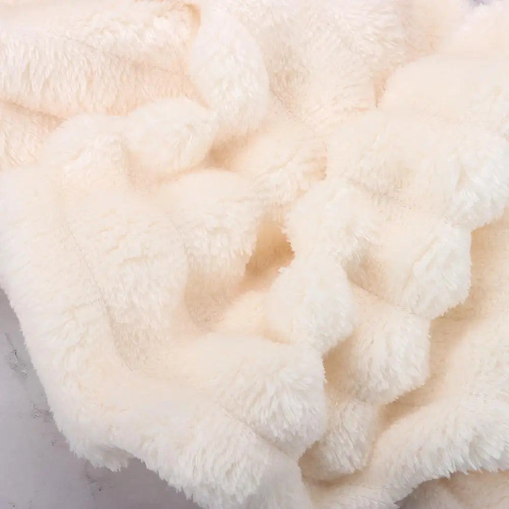 Double Sided Warm Blankets Skin Friendly Breathable Ultra Soft Plush Striped Blankets