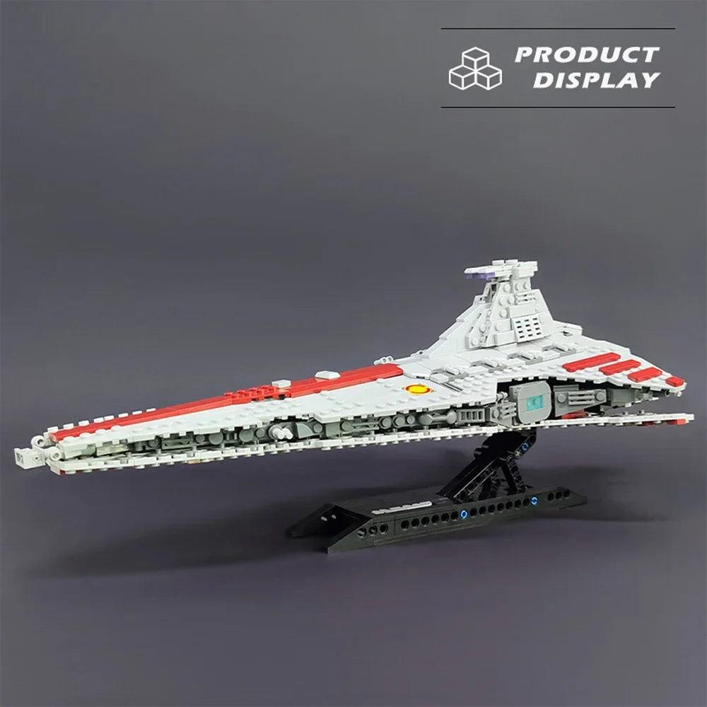 Interstellar Spaceship Combat Building Blocks Desktop Decor Model Set For Kids