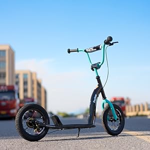 Joystar Kids Kick Scooter Lightweight With Adjustable Handlebar And Rear Brakes